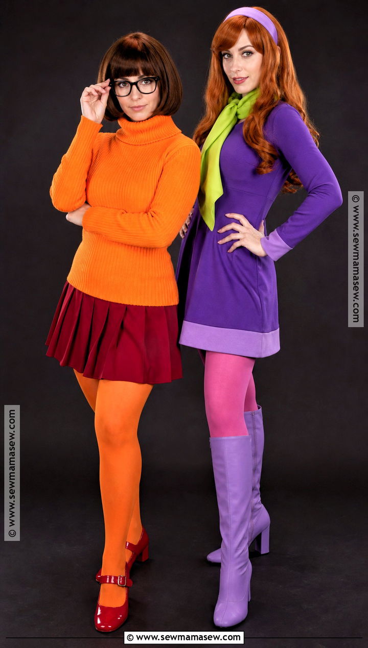 Deluxe Velma And Daphne Costume - 40 velma and daphne costume ideas