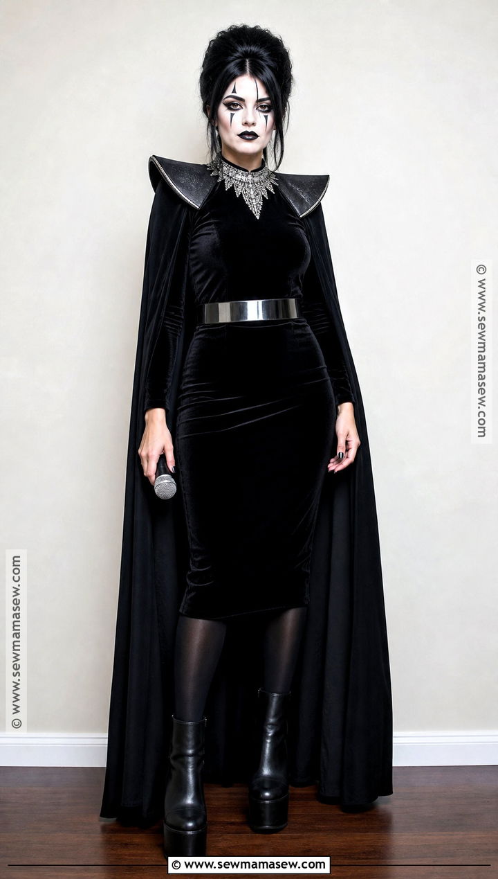 Demon Cape Dress Kiss Costume - 30 Kiss Costume Ideas for Women