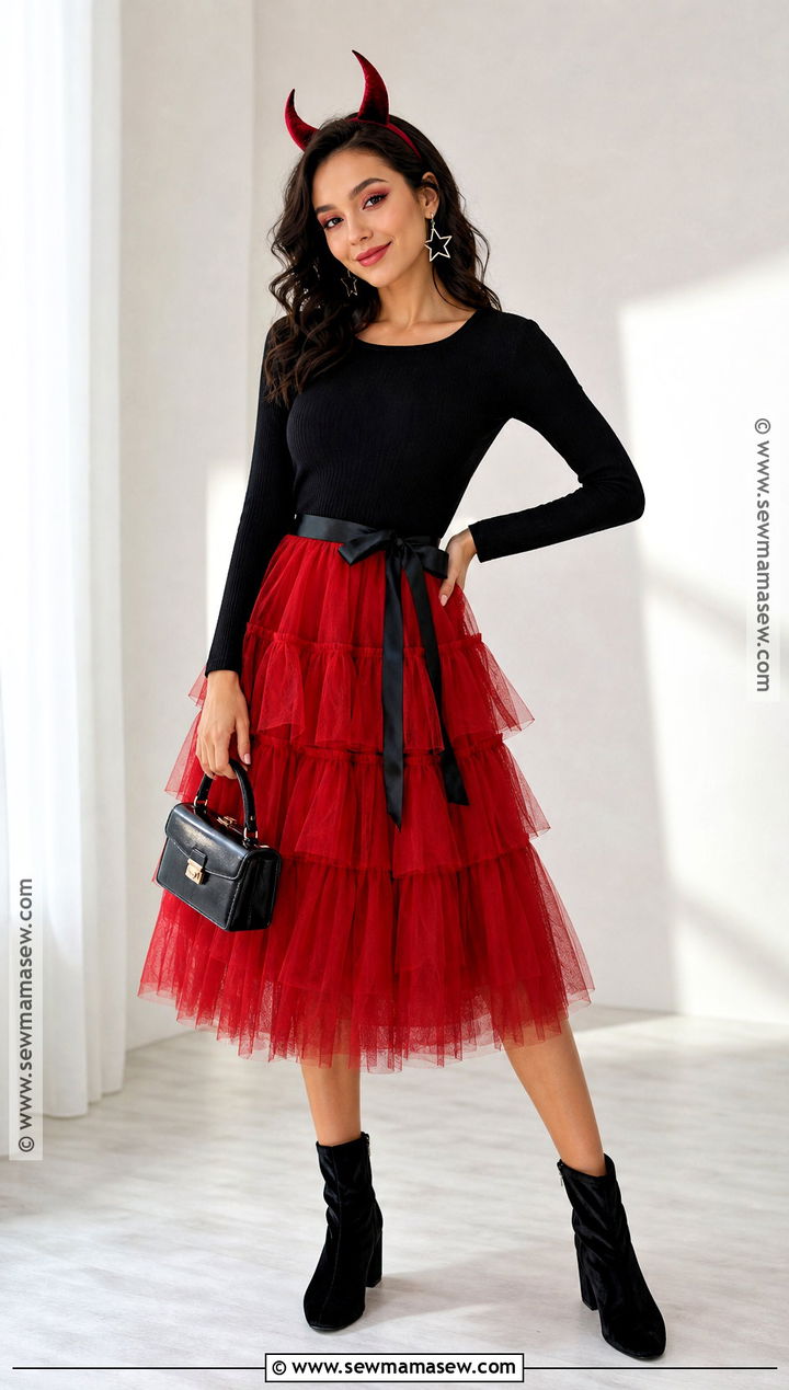 Demon Outfit With Tulle Skirt - 30 demon outfit ideas