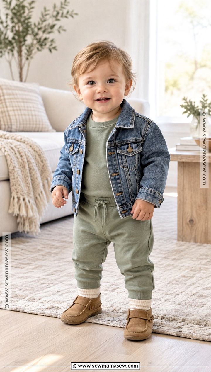 Denim Jacket Baby Boy Fall Outfit - 20 fall outfits for baby boys