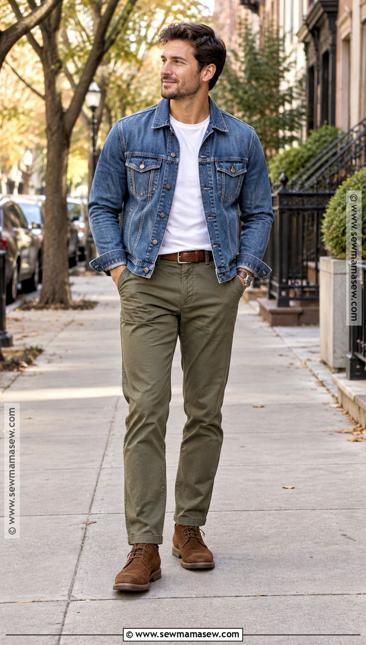 Denim Jacket Fall Outfit - 30 fall outfits for men