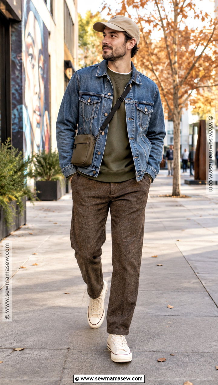 Denim Jacket Fall Outfit - 20 Fall Mens Fashion Ideas