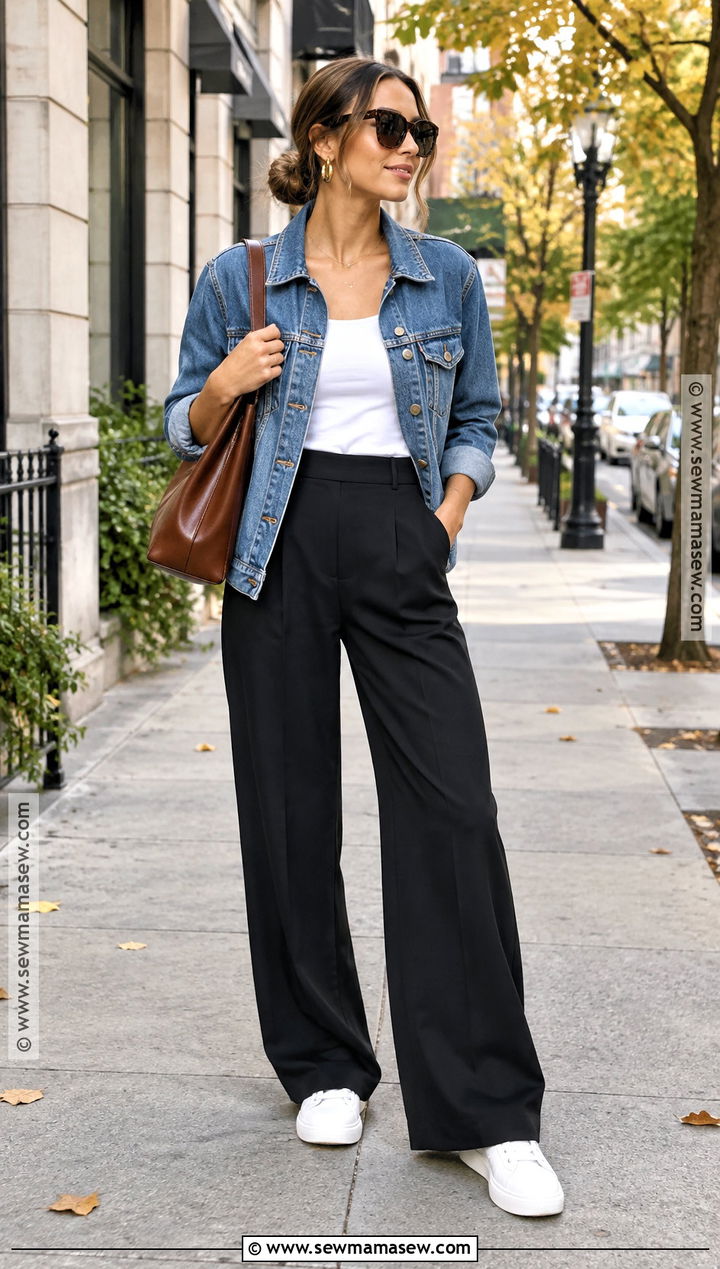 Denim Jacket Fall Transition Outfit - 15 fall 2026 transition outfits