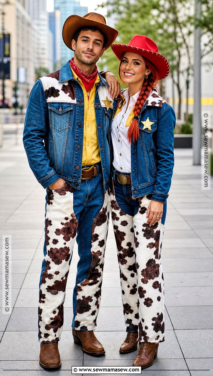 Denim Jacket Jessie And Woody Costume - 30 Jessie And Woody Costumes for Couples