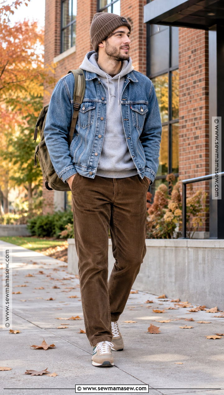 Denim Jacket Mens Fall Outfit - 25 mens fall outfits