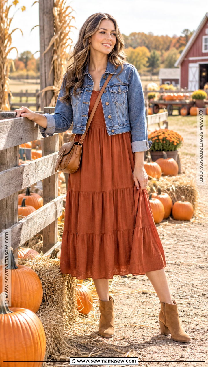 Denim Jacket Pumpkin Farm Outfit - 25 pumpkin farm outfit ideas