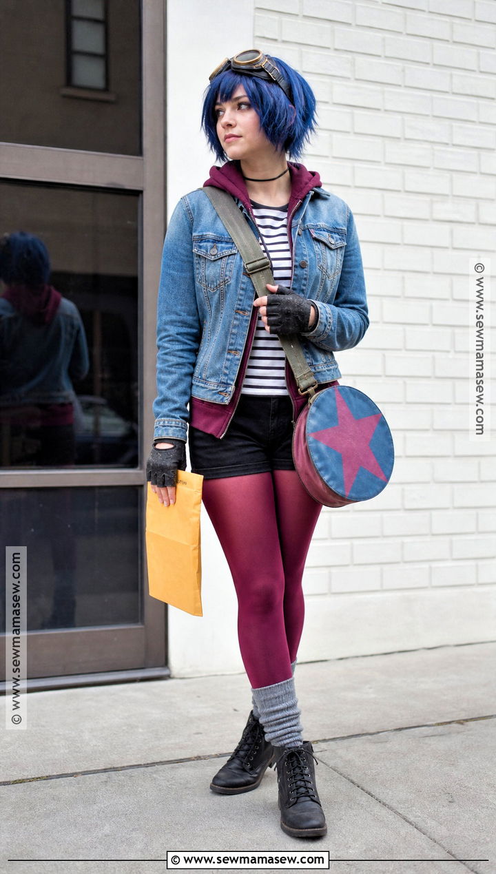 Denim Jacket Ramona Flowers Casual Cosplay - 35 Ramona Flowers Cosplay Ideas
