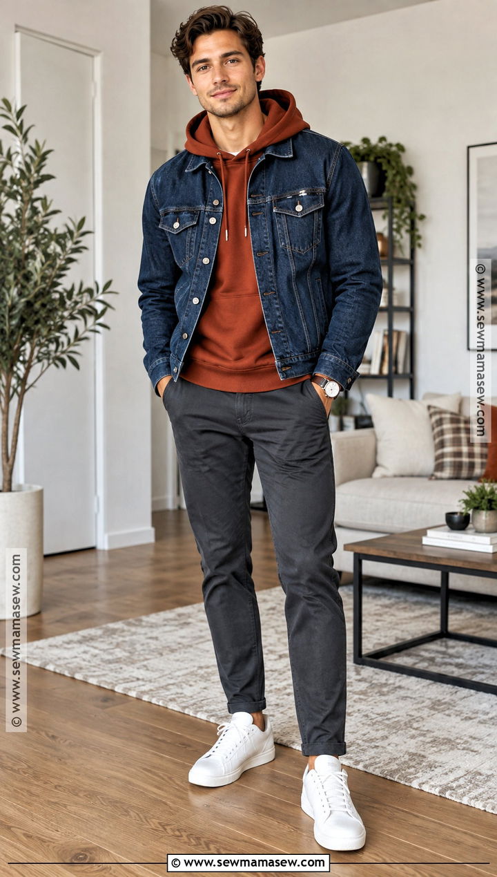 Denim Jacket Thanksgiving Outfit - 25 thanksgiving outfit ideas for men
