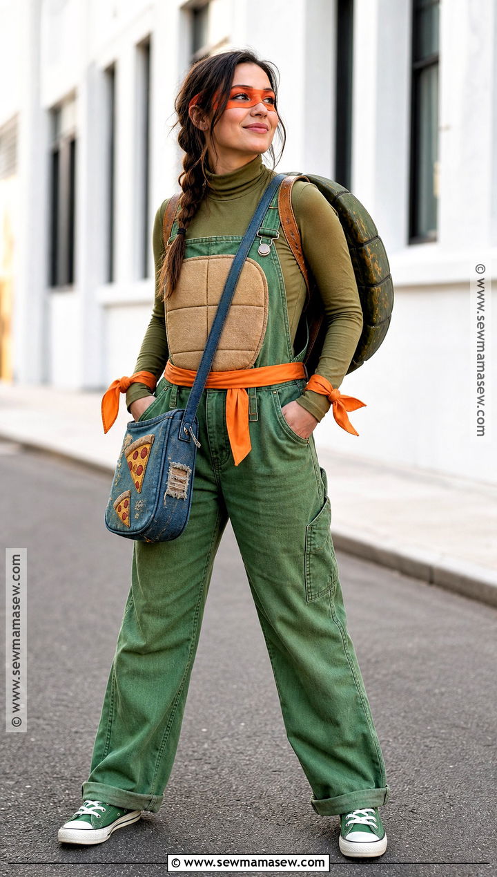 Denim Ninja Turtle Costume - 30 Ninja Turtle Costume Ideas for Women