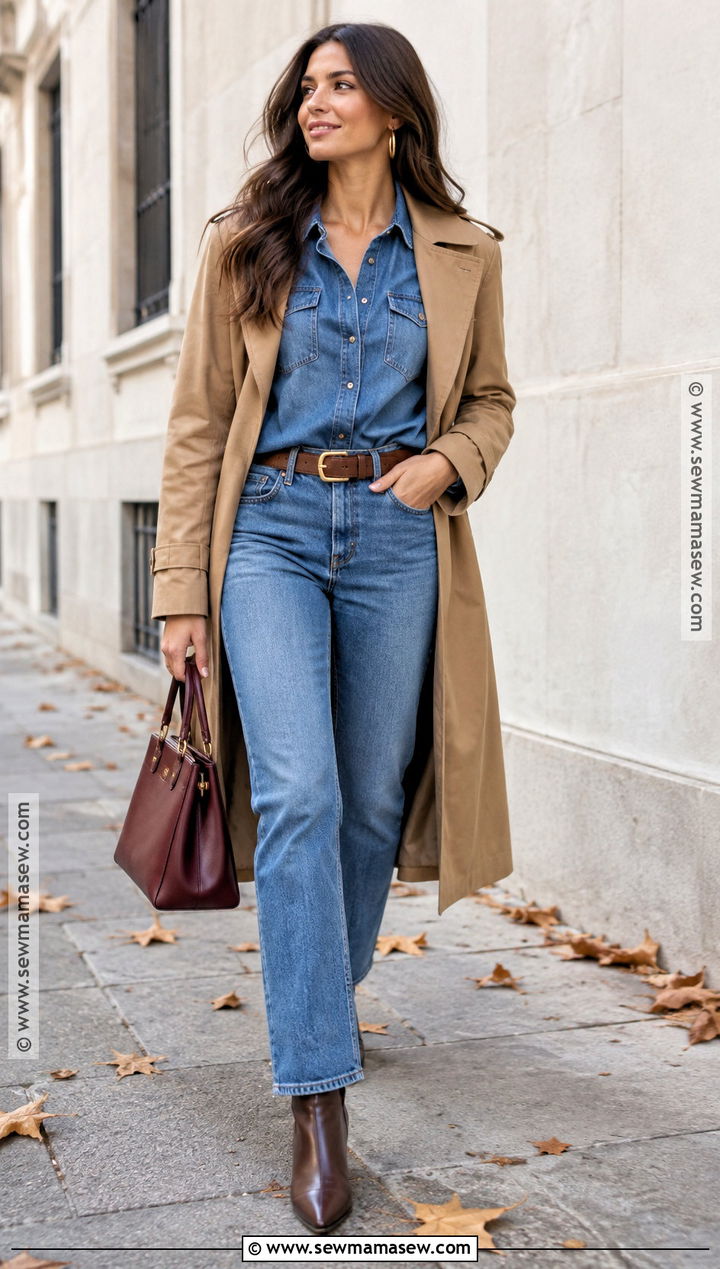 Denim On Denim Fall Outfit - 25 trending fall outfits