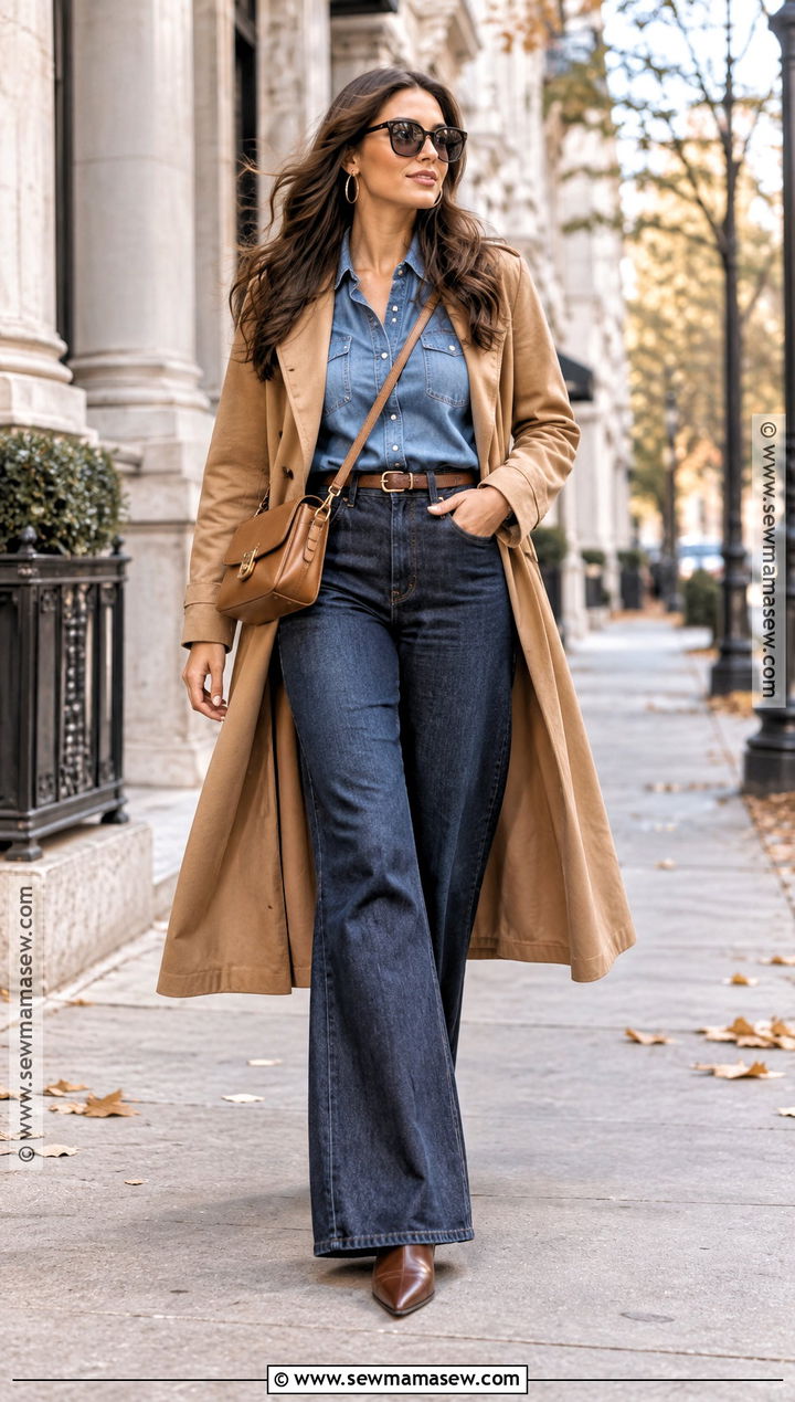 Denim On Denim Fall Outfit - 15 Fall Lookbook Ideas 2026