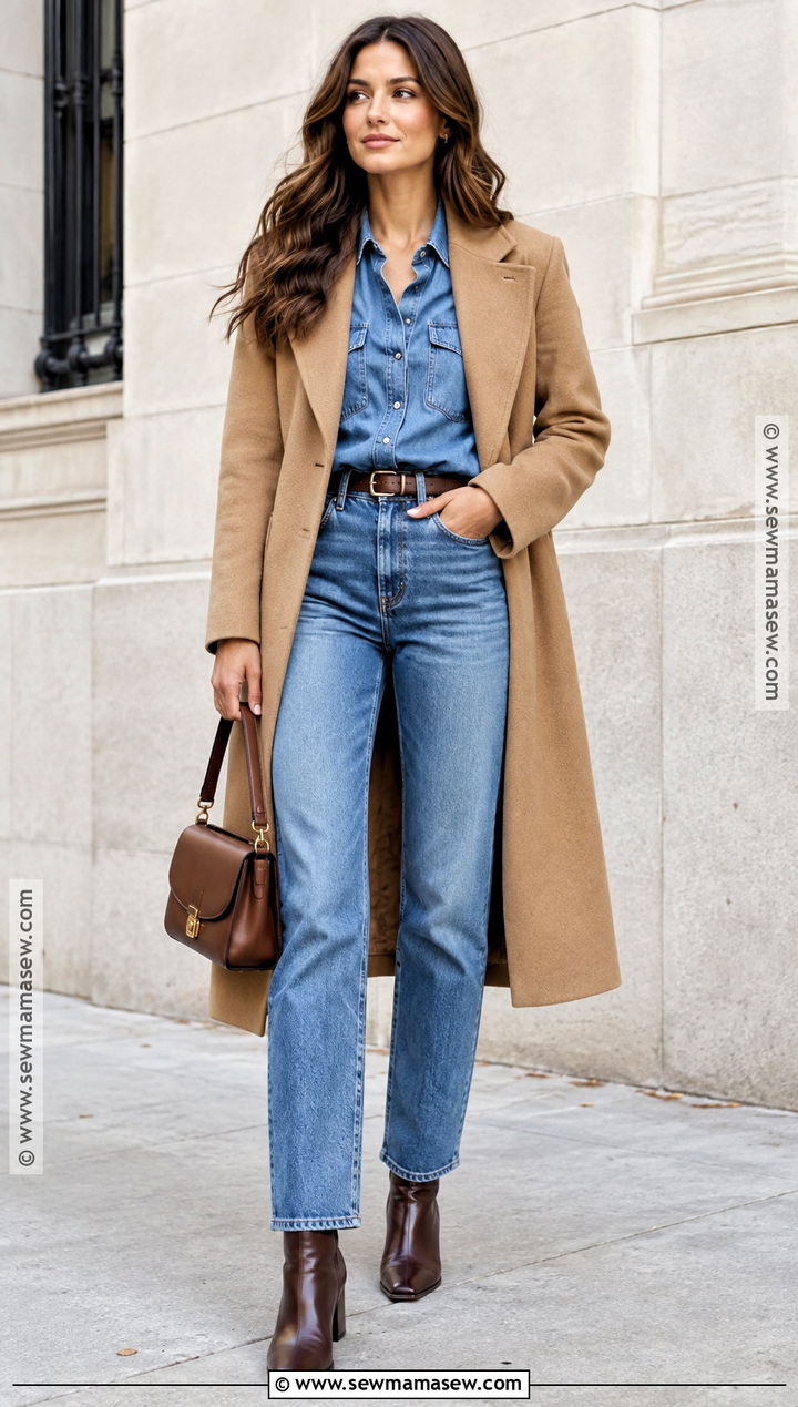 Denim On Denim Fall Outfit - 20 Fall Fashions Ideas