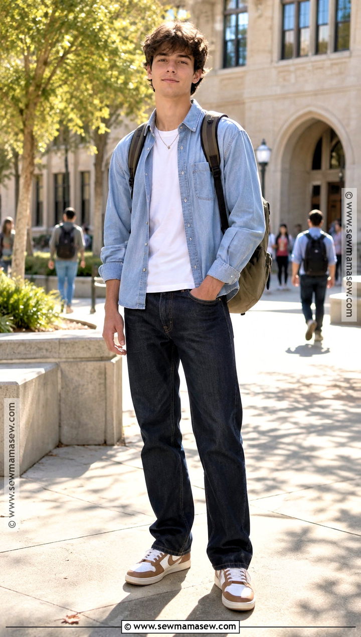 Denim On Denim High School Outfit - 25 back to school outfits highschool