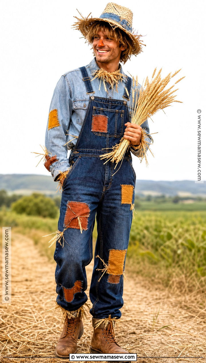 Denim Scarecrow Costume - 30 Scarecrow Costume Ideas for Men