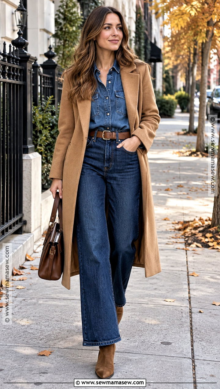Denim on Denim Autumn Outfit - 15 ladies autumn fashion ideas 2026