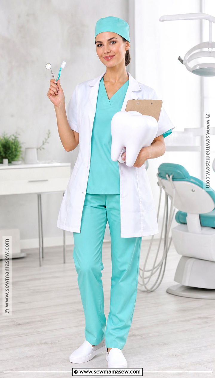 Dentist Costume With Mask And Tooth Model - 30 job costumes
