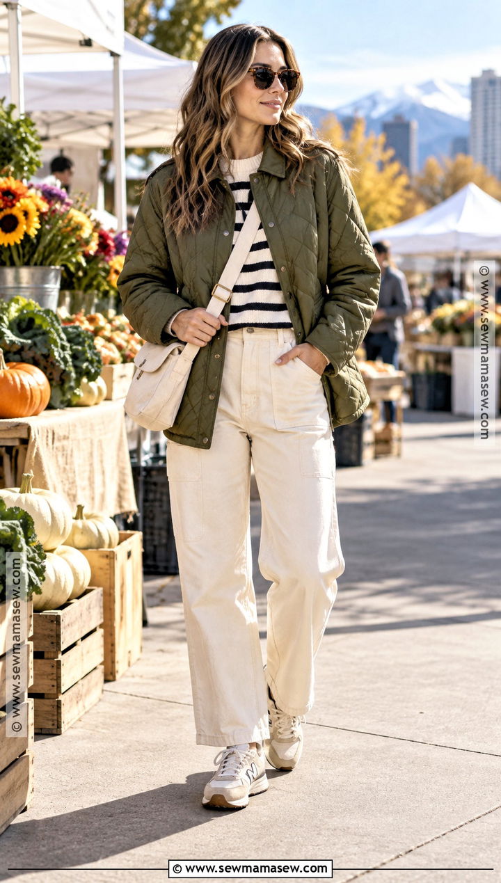 Denver Fall Quilted Jacket Outfit - 20 Denver Colorado Outfits Fall