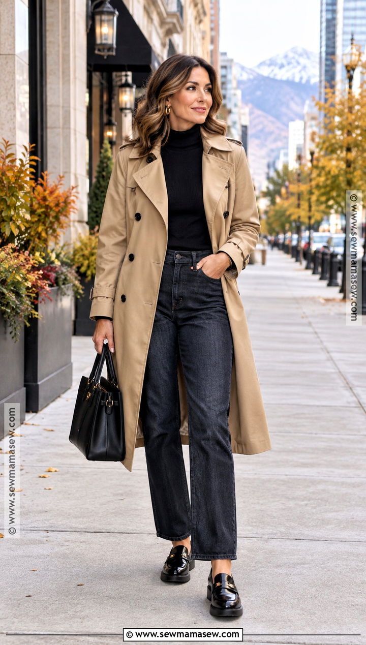 Denver Fall Trench Coat Outfit - 20 Denver Colorado Outfits Fall