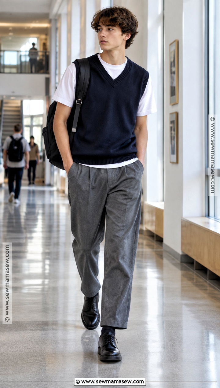 Derby Shoes With Tailored Trousers - 20 shoes for back to school for teens