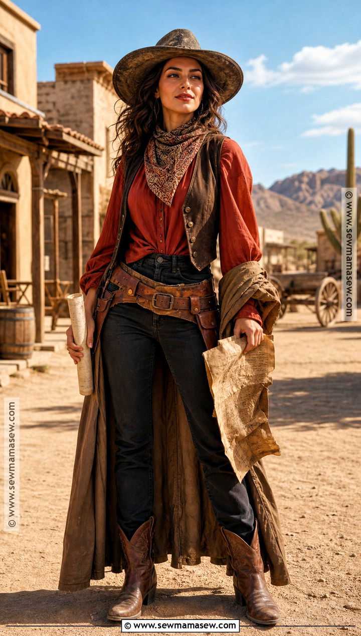 Desert Bandit Western Costume - 30 western costume ideas for women