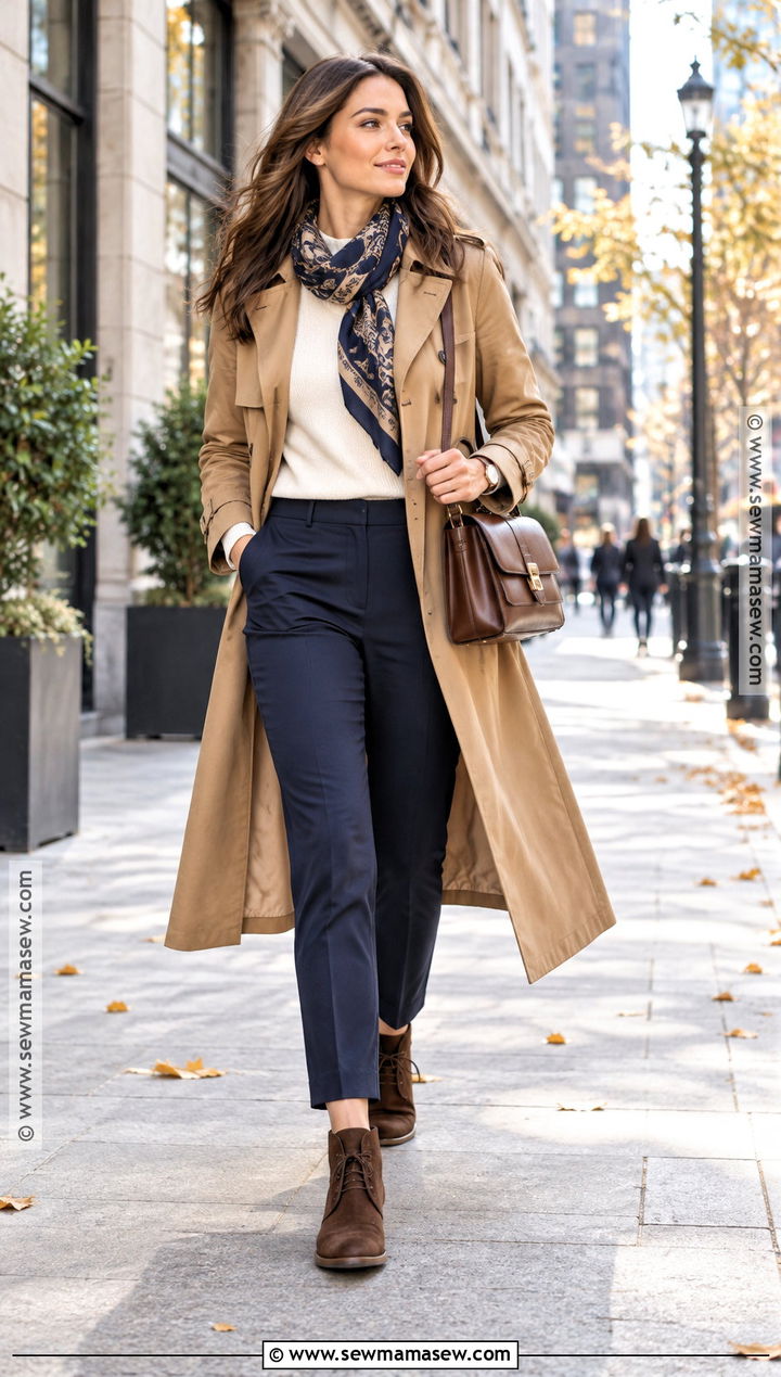 Desert Boots With A Trench Coat - 15 desert boots fall fashion