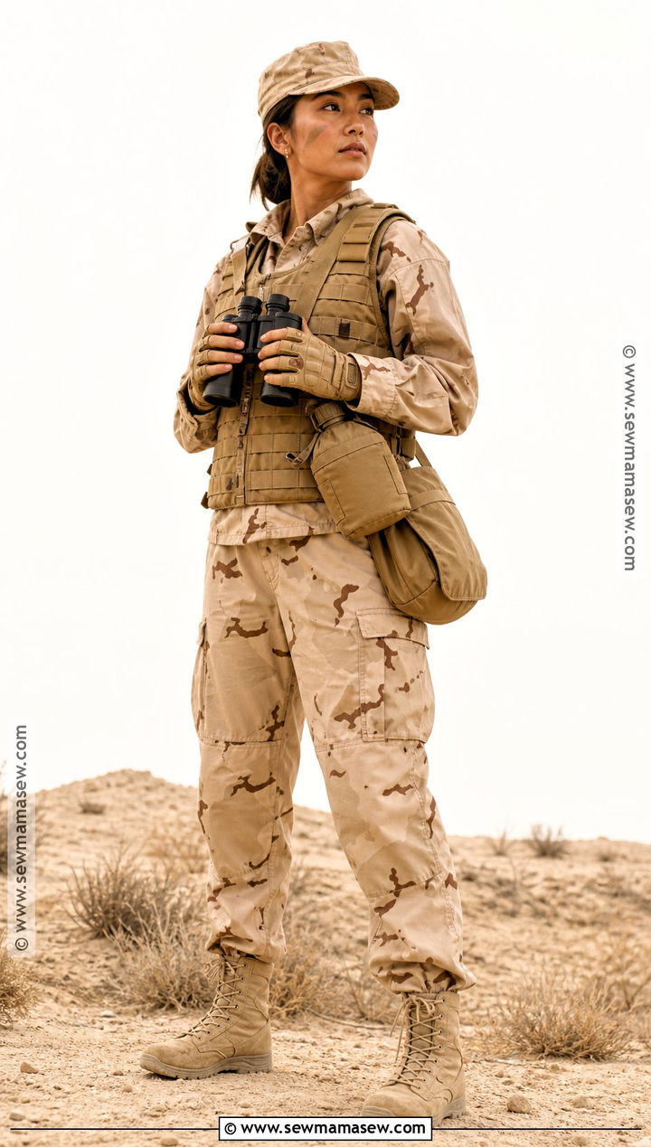 Desert Camouflage Army Costume - 30 Army Halloween Costume Ideas