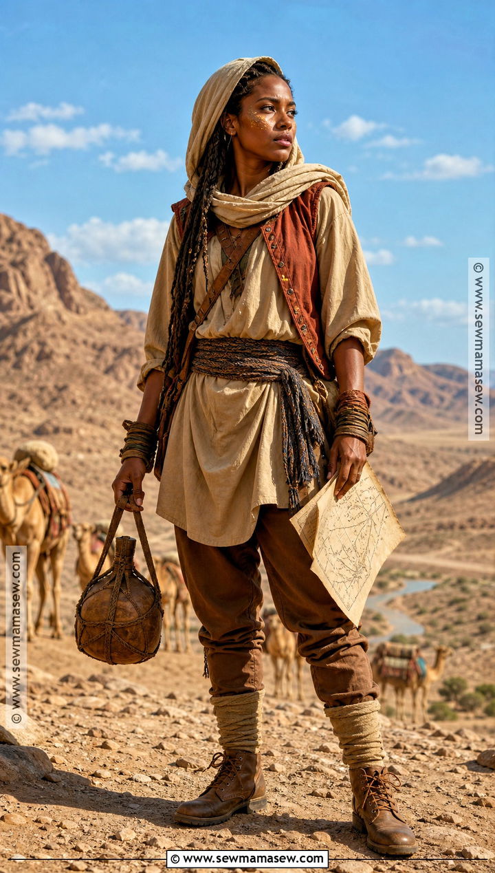 Desert Caravan Guide Larp Costume - 30 Larp Costume Ideas