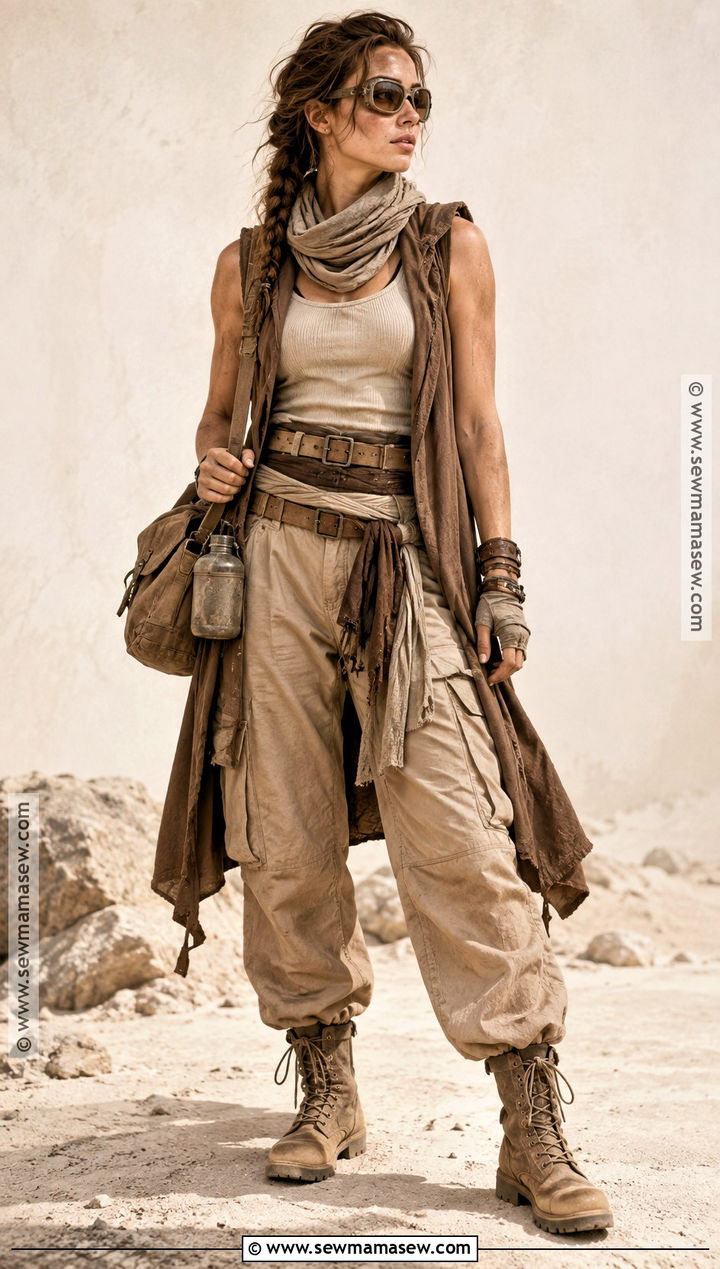 Desert Nomad Apocalypse Outfit - 30 Zombie Apocalypse Aesthetic Outfits