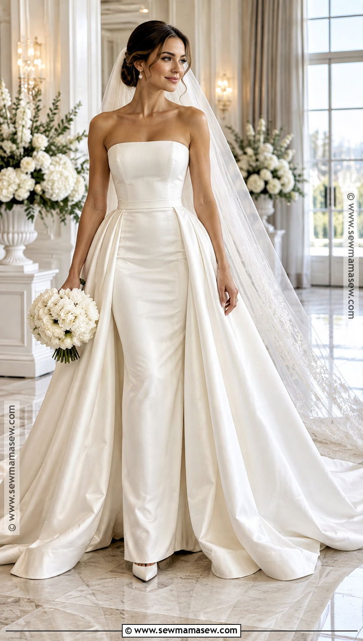 Detachable Overskirt Wedding Dress - 15 2026 Fall Wedding Dresses