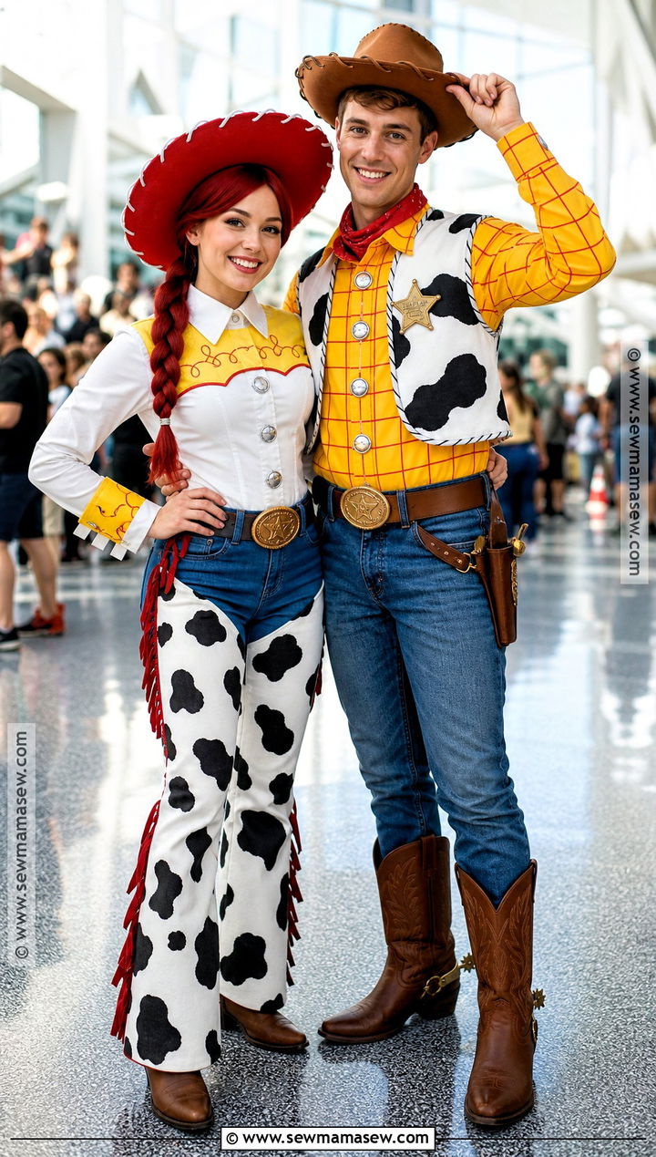 Detailed Jessie And Woody Cosplay Costume - 30 Jessie And Woody Costumes for Couples