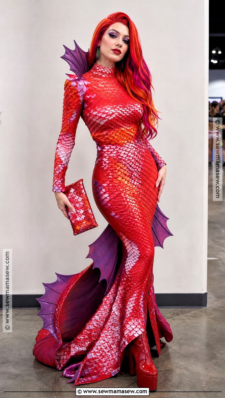 Detailed Lola Shark Tale Cosplay With Sculpted Fins - 35 lola shark tale costume ideas