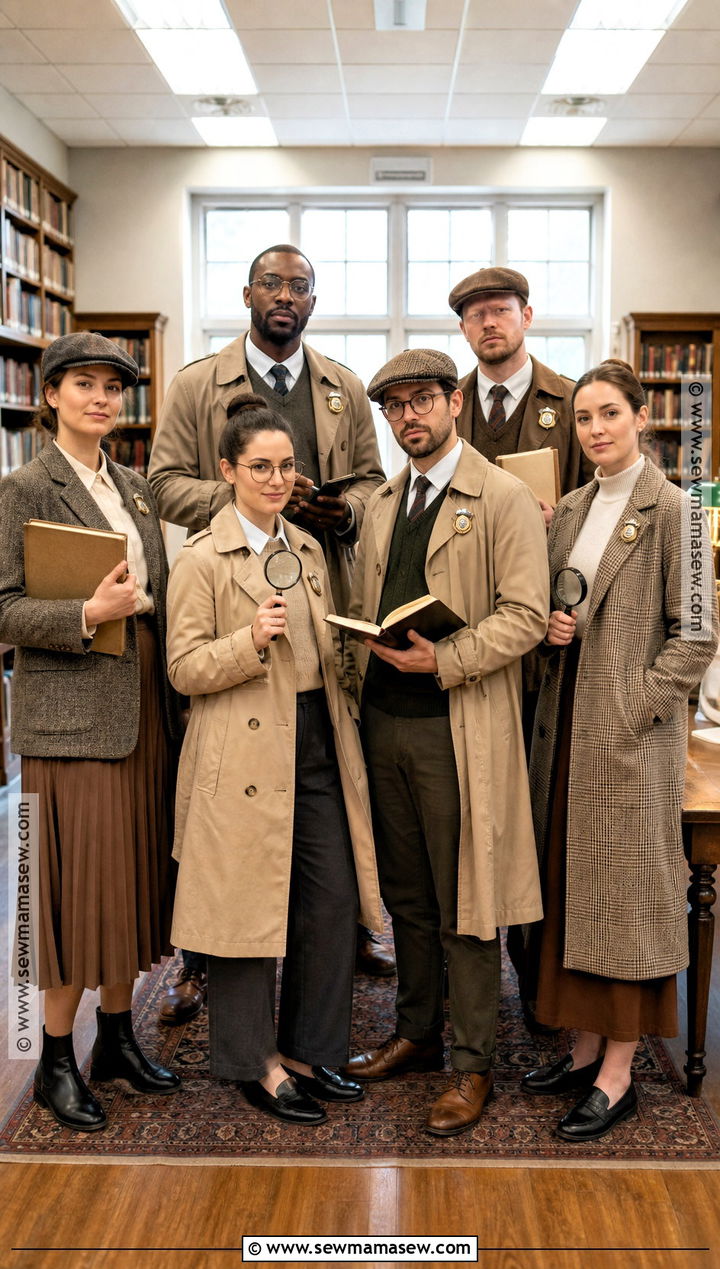 Detective Agency Staff Costume - 30 School Staff Halloween Costume Ideas