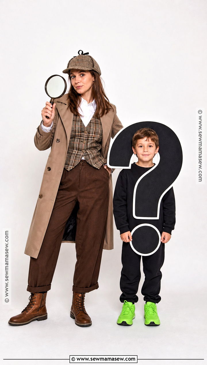 Detective And Mystery Clue Costume - 30 mother son halloween costumes