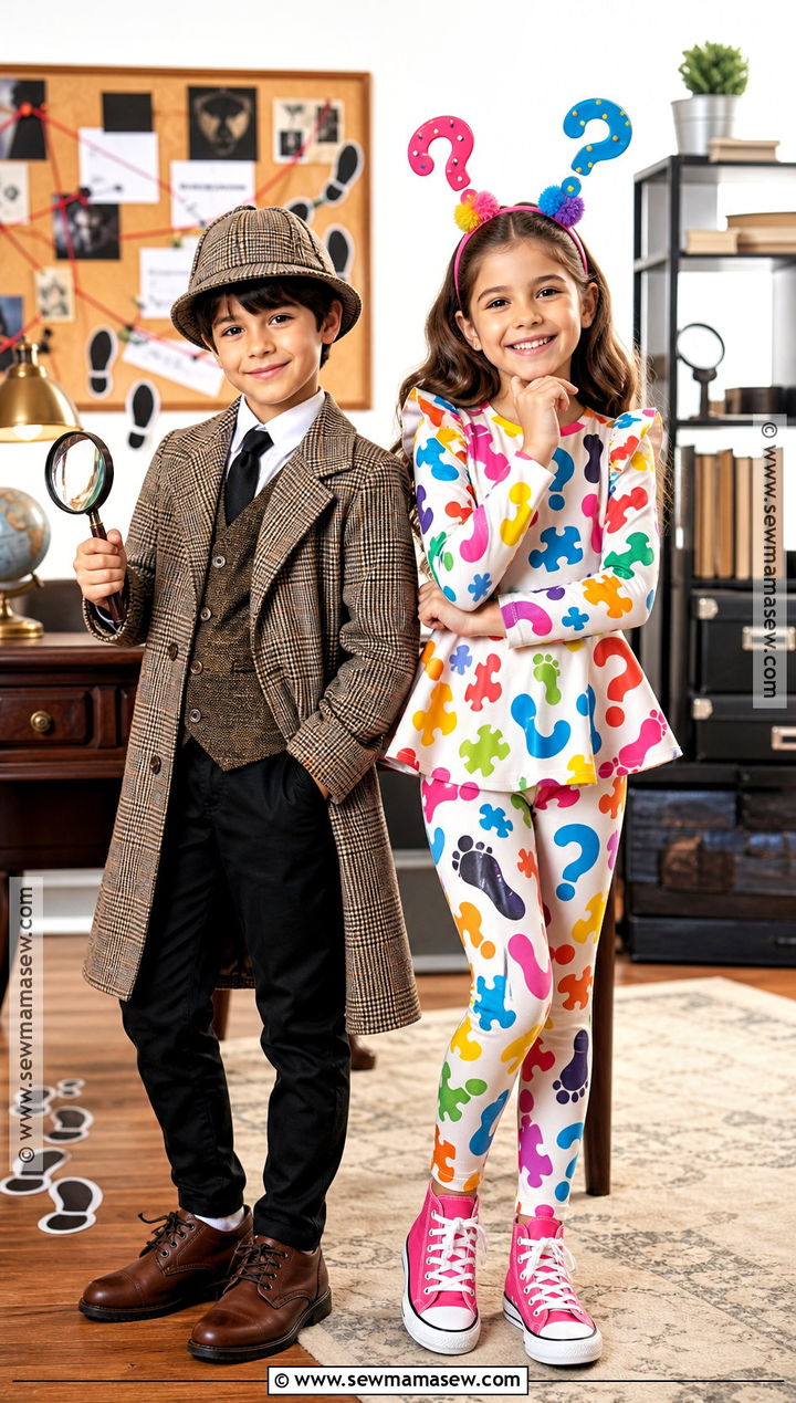 Detective And Mystery Clue Costume - 30 brother sister halloween costumes for kids