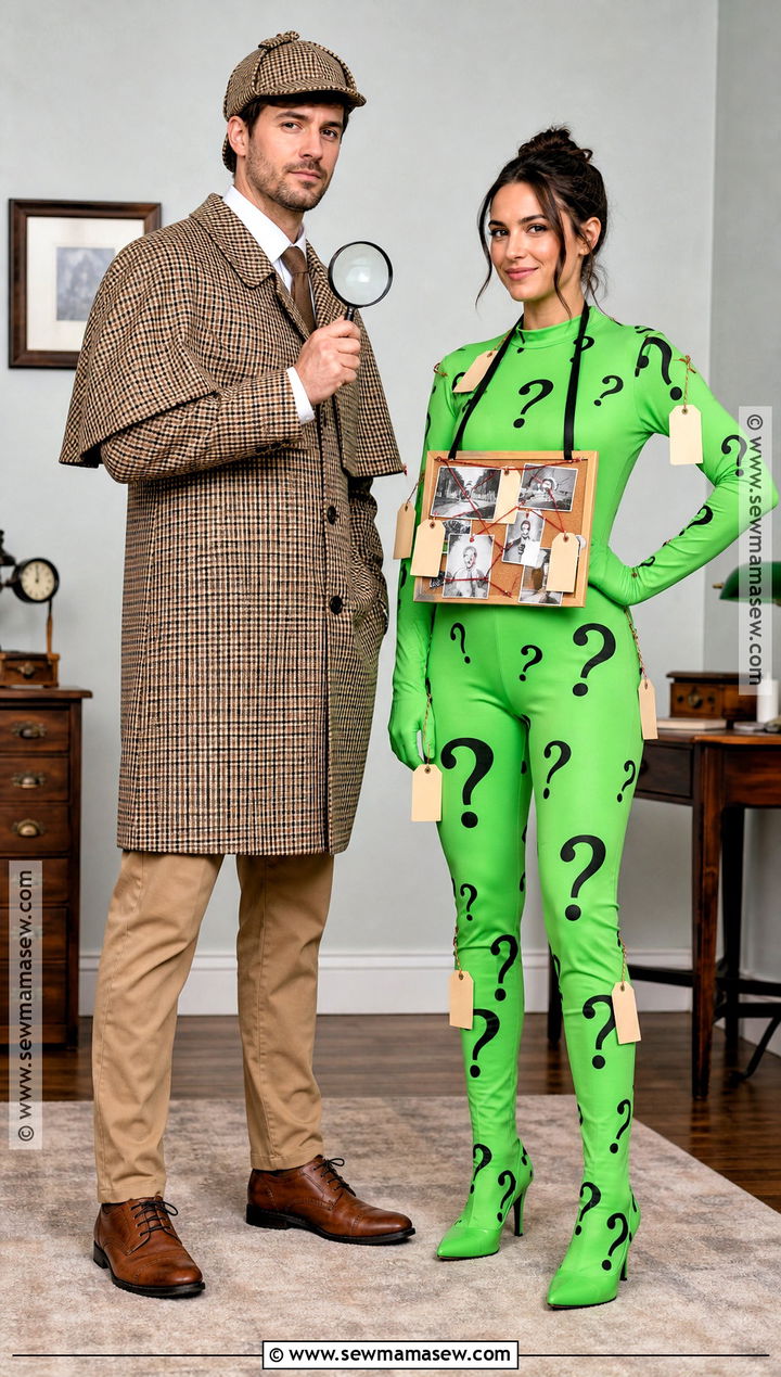 Detective And Mystery Clue Couple Costume - 30 unique couple costumes