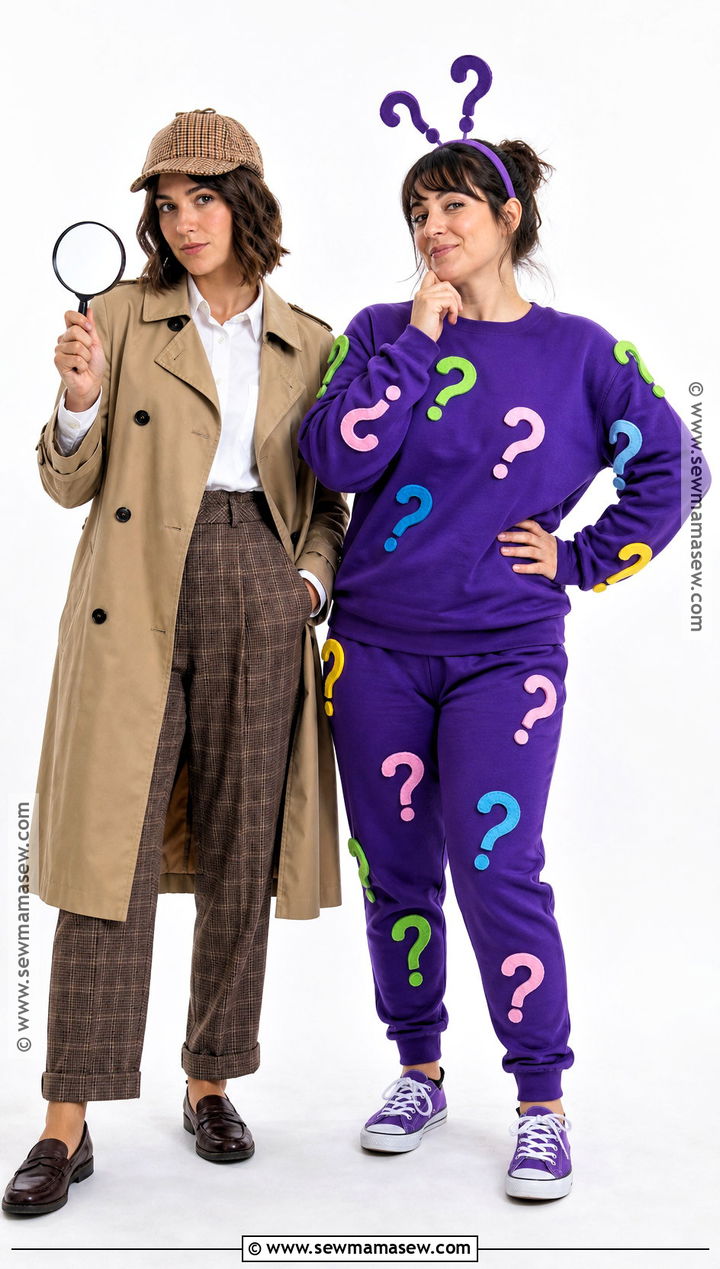 Detective And Mystery Clue Duo Costume - 50 halloween costumes duo