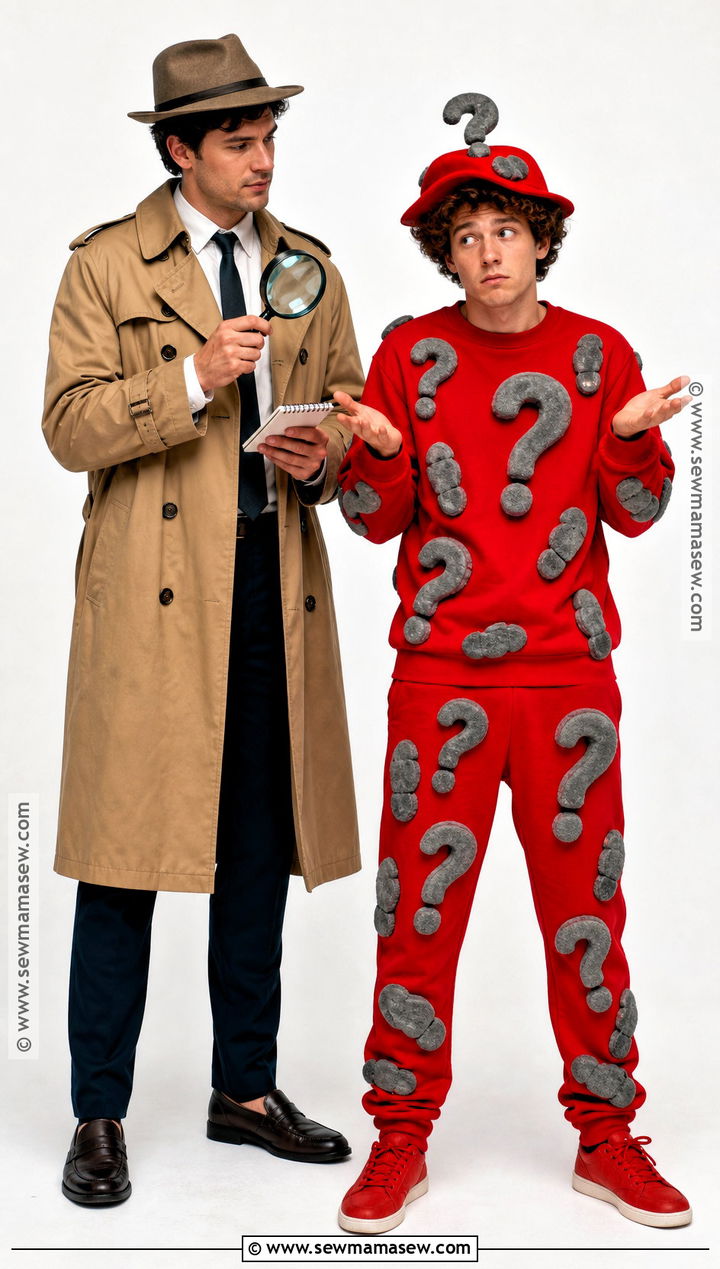 Detective And Mystery Clue Duo Costume - 35 easy duo halloween costumes