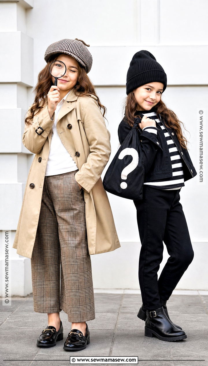 Detective And Mystery Thief Duo Costume - 35 duo costumes for girls for best friends