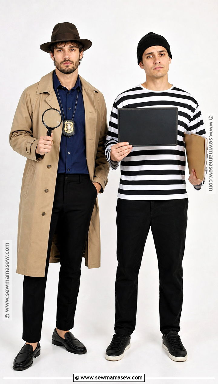 Detective And Prisoner Costume - 35 police and prisoner costume ideas