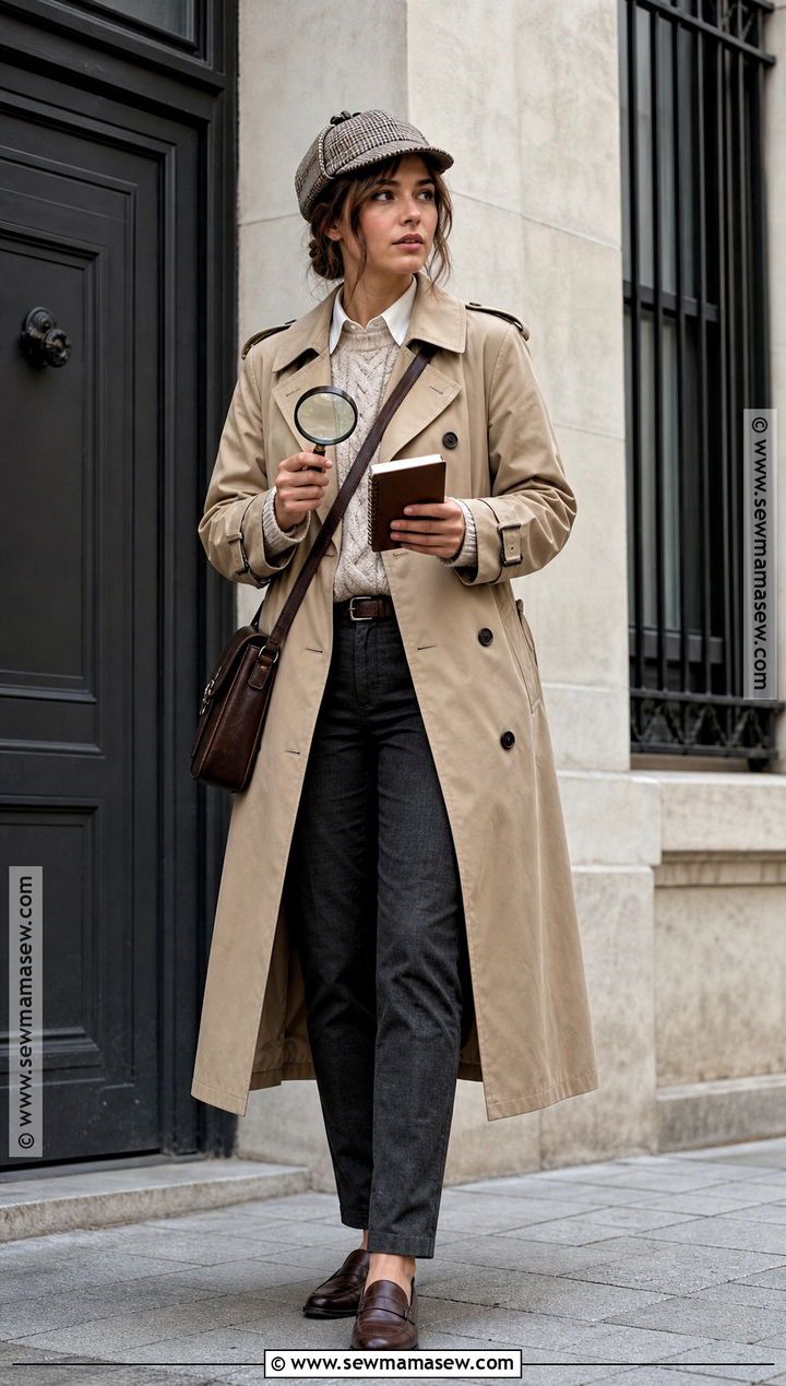 Detective Costume With Trench Coat - 35 Halloween Costumes Easy Last Minute