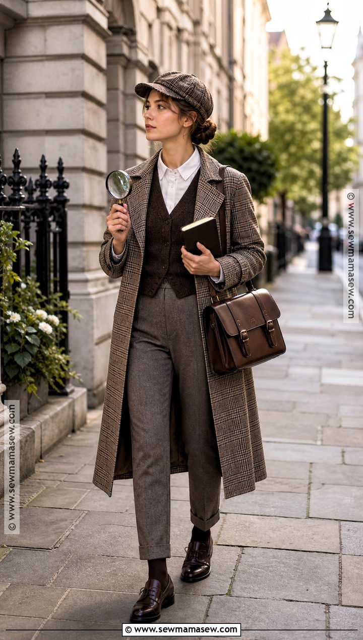 Detective Costume With Trench Coat - 40 Modest Halloween Costumes