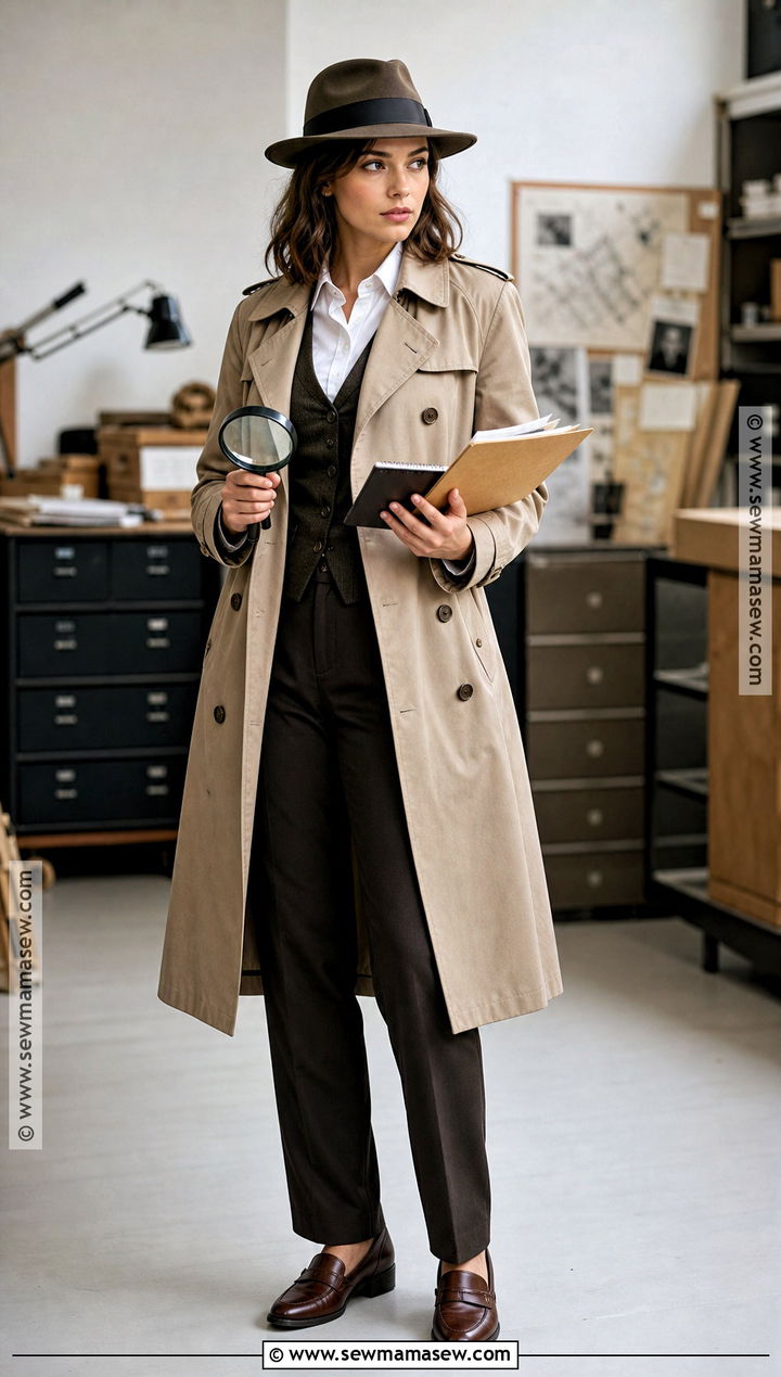 Detective Costume - 40 simple costumes