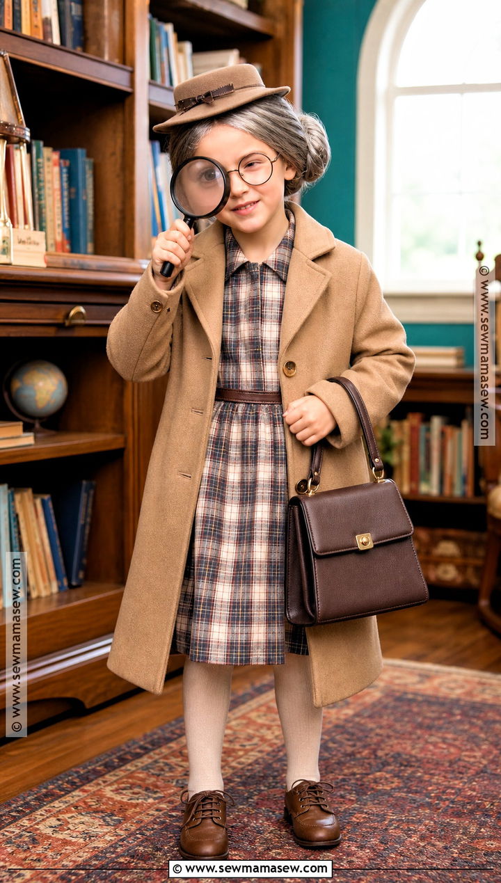 Detective Grandma Costume - 30 kids old lady costume ideas