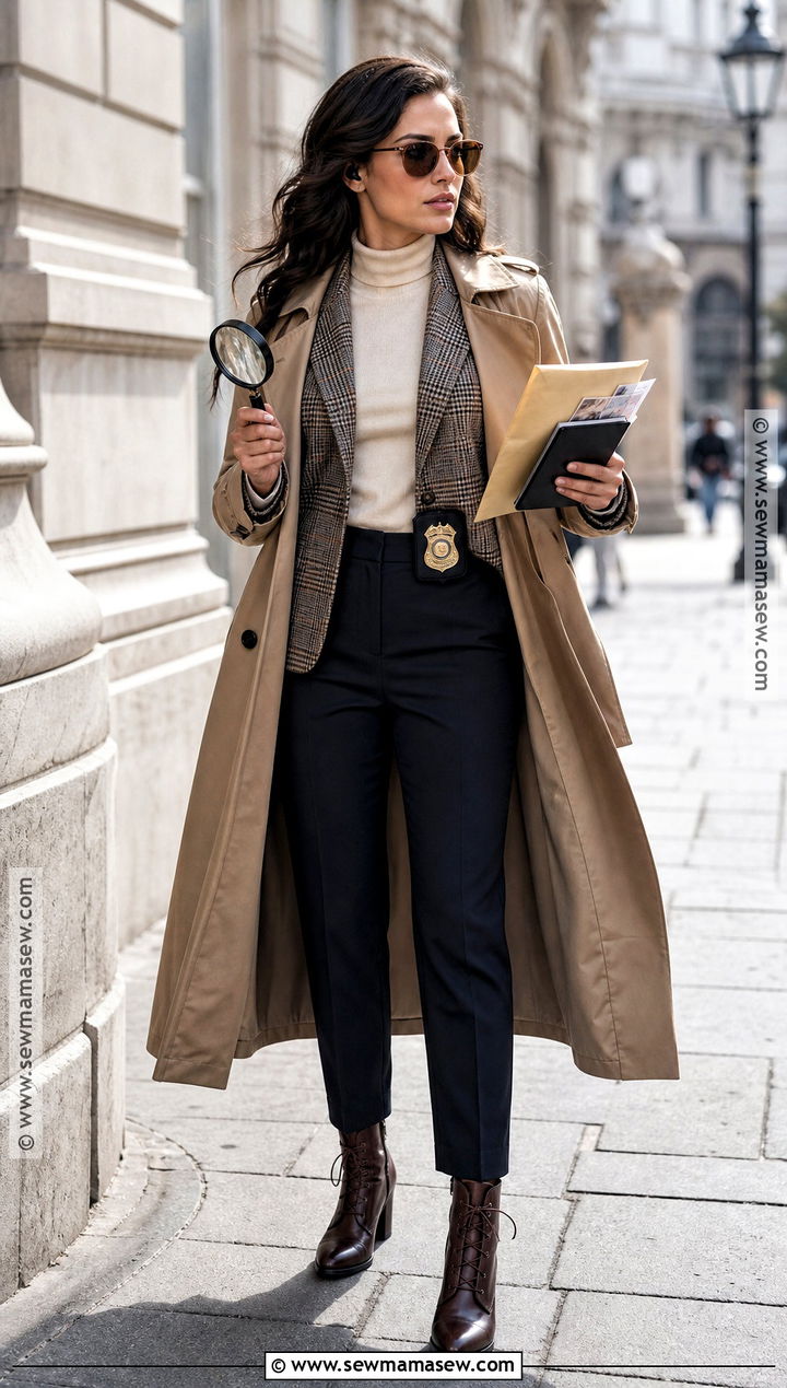 Detective Secret Agent Costume - 30 secret agent costume ideas for women
