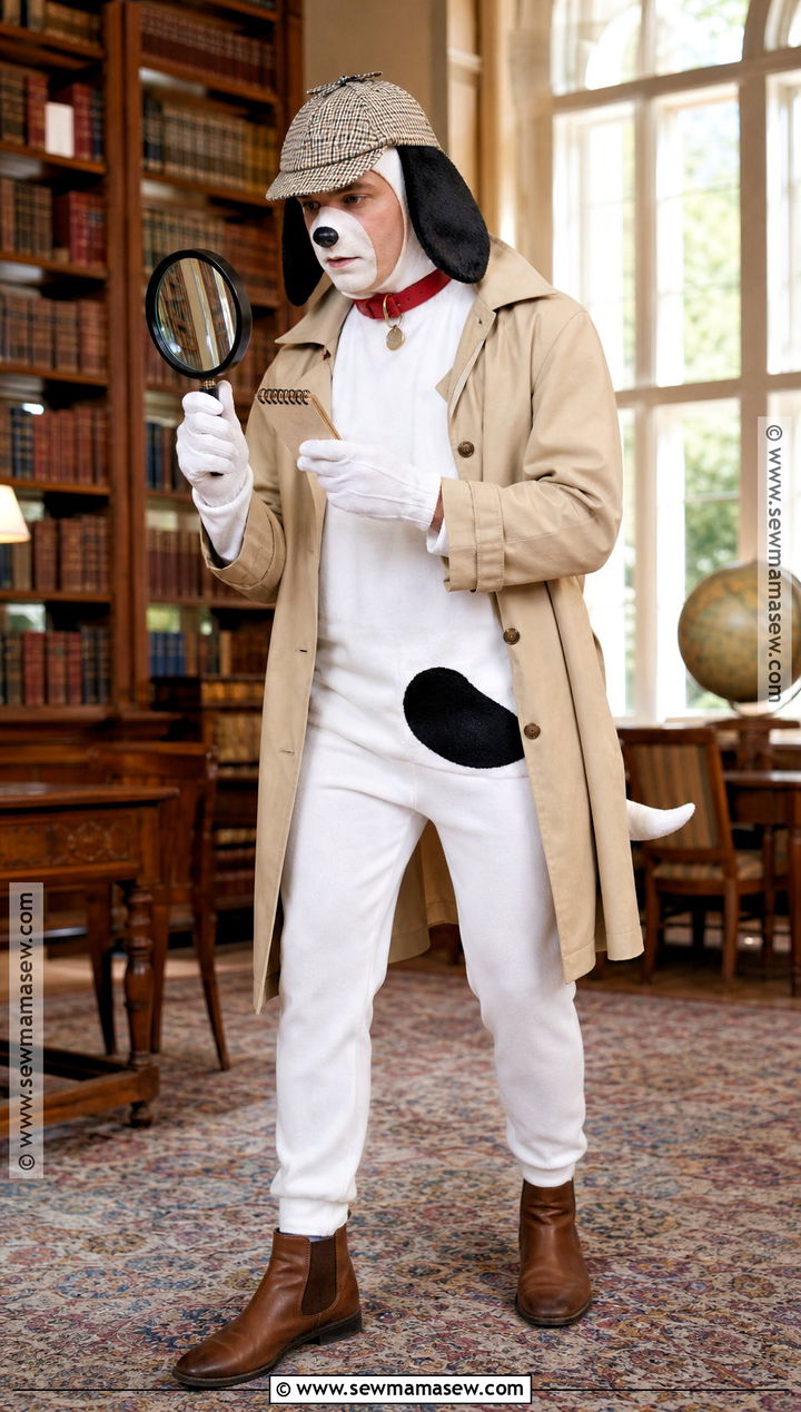 Detective Snoopy Costume - 40 snoopy halloween costume ideas