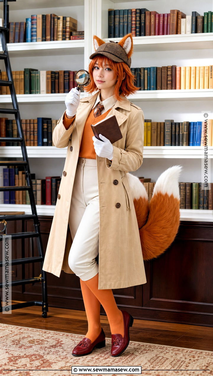 Detective Tails Cosplay With Brown Coat - 40 sonic cosplay ideas