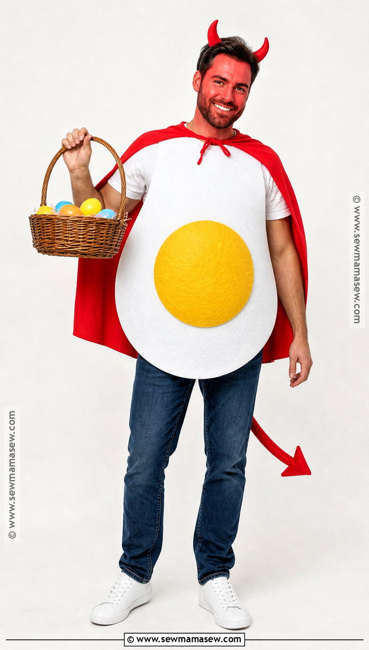Deviled Egg Costume - 35 punny halloween costumes