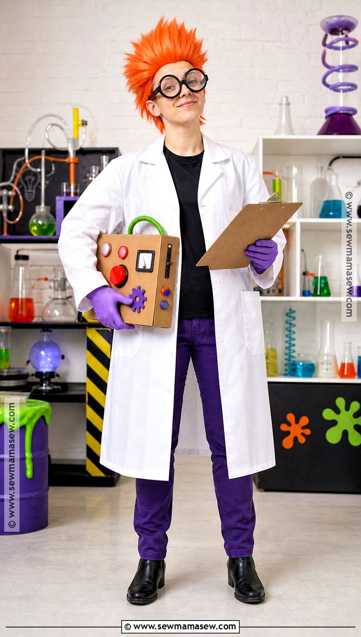 Dexter Costume With Lab Coat - 30 Cartoon Network Costumes