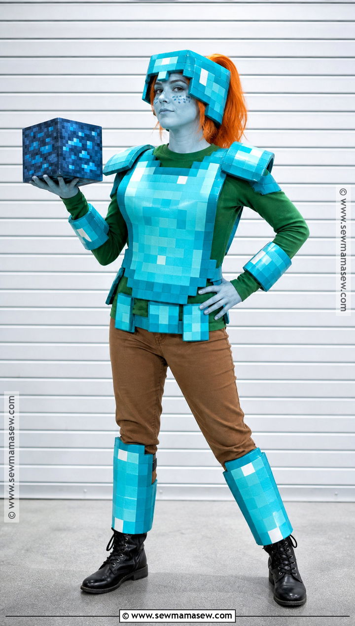 Diamond Armor Alex Minecraft Costume - 30 alex minecraft costume ideas