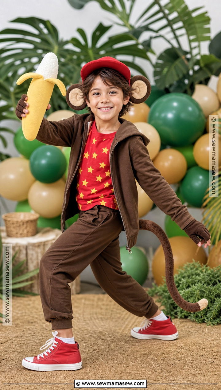 Diddy Kong Costume With Red Cap - 30 super mario costume ideas